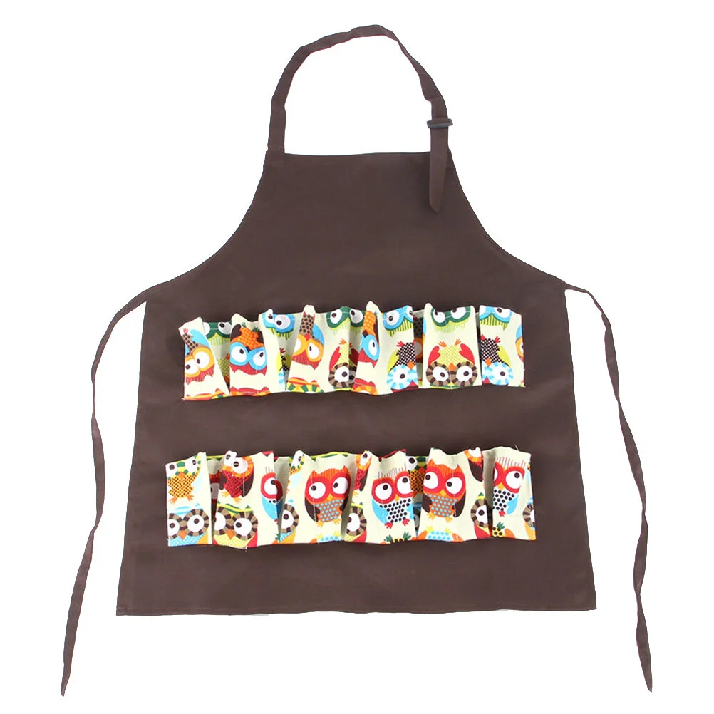 

Egg Apron Kids Overalls Duck Pocket Work Clothes Holding Polyester Cotton Chicken Collecting Workwear Child Gathering