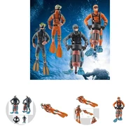 eco friendly lightweight wide application simulation seabed exploration swimmer model diver doll for children