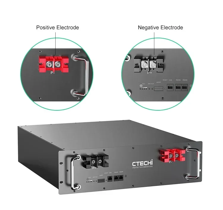 Солнечная батарея LiFePO4 для хранения 25 6 В 50 Ач 80