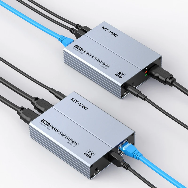 MT-VIKI 200 м HDMI KVM-удлинитель 1080P Удлините и USB через одинарный Cat6 UTP 650 футов MT-EHK200