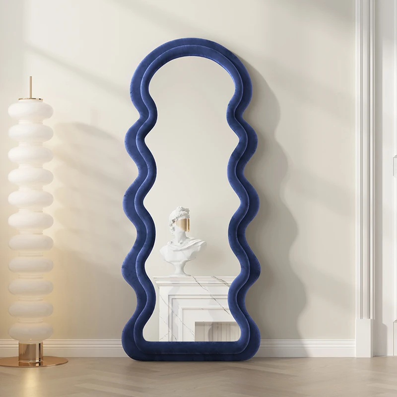 Espejo de pasillo nórdico para decoración del hogar, Espejo estético de cuerpo...