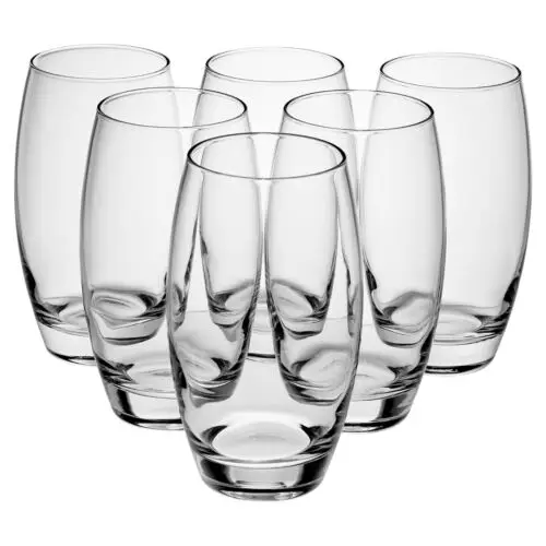 

Barrel 500ml HI-Ball Drinking Glasses Juice Water Dining Tumbler Set