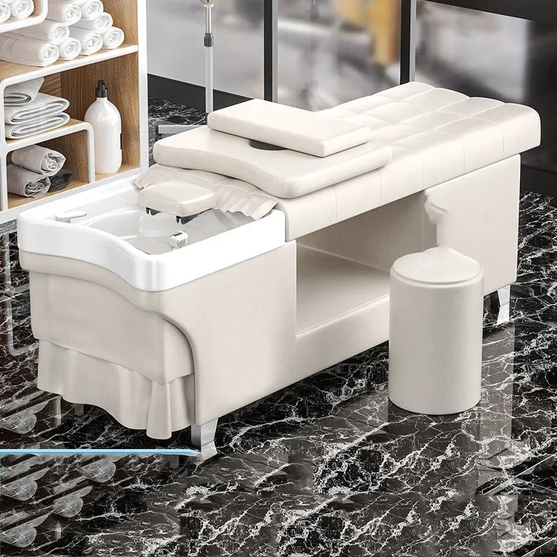 Освещение стилист Shampo кресло для спа комфортная кровать мойки волос роскошная