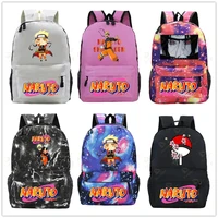 hot anime naruto backpack student school bags boys girls bookbag uzumaki naruto haruno sakura cosplay travel bag knapsack