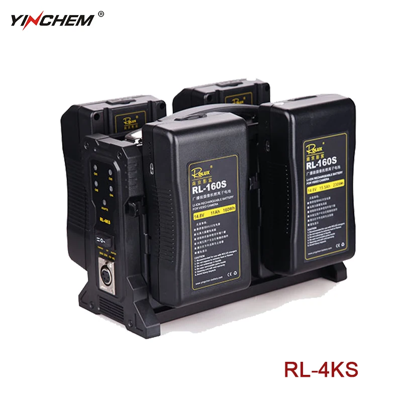 

YinChem ROLUX RL-4KS Battery Power Charger 4-Channel Charger Monitor Power Supply System LED Lamp Charger