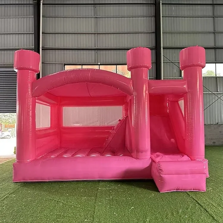Оптовая продажа пастельных розовых прыжков Bouncer Bounce House Bouncy Castles для покупки (art.: 3920d323fb129) - 3920d323fb129