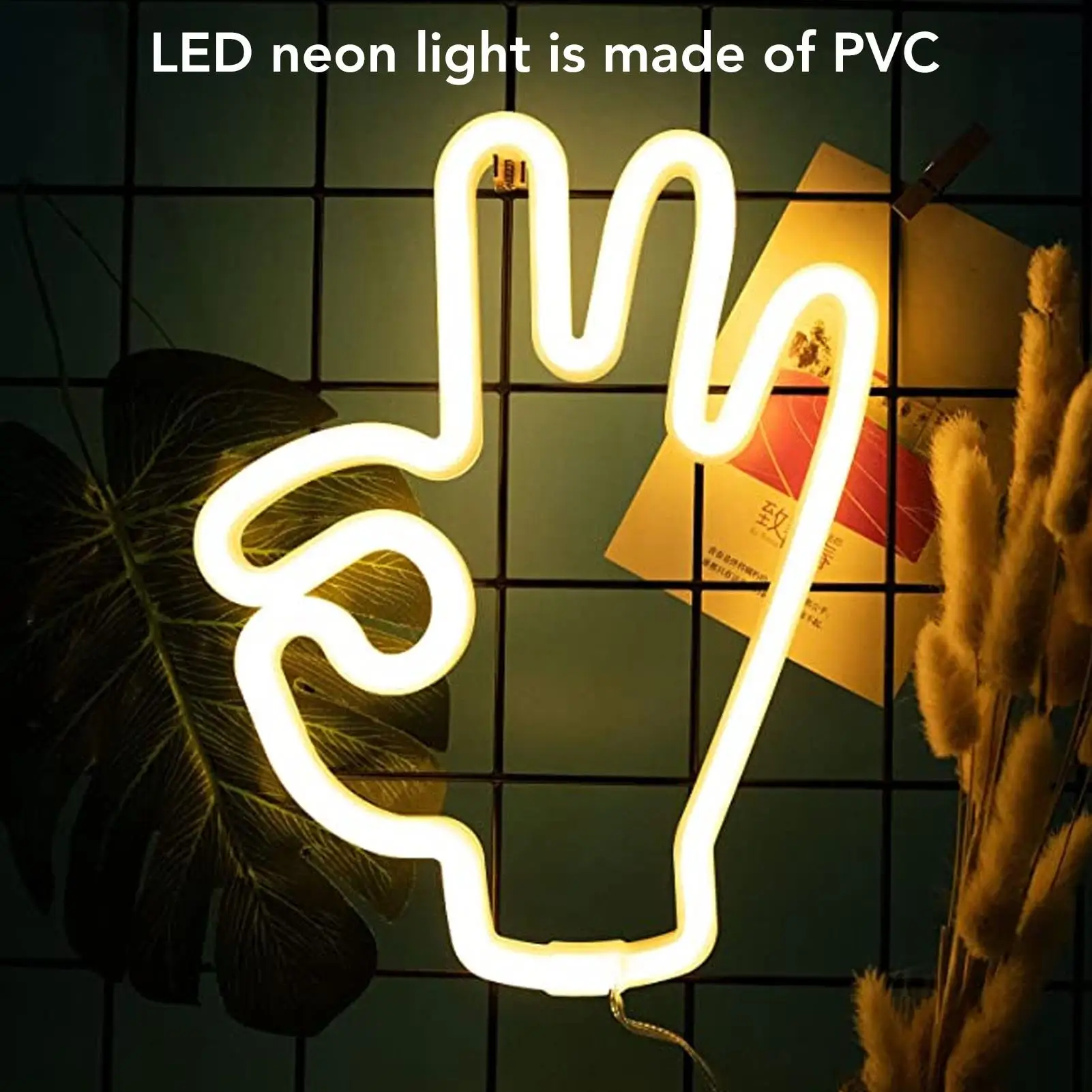 Ручной светодиодный неоновый свет - креативная декоративная вывеска для