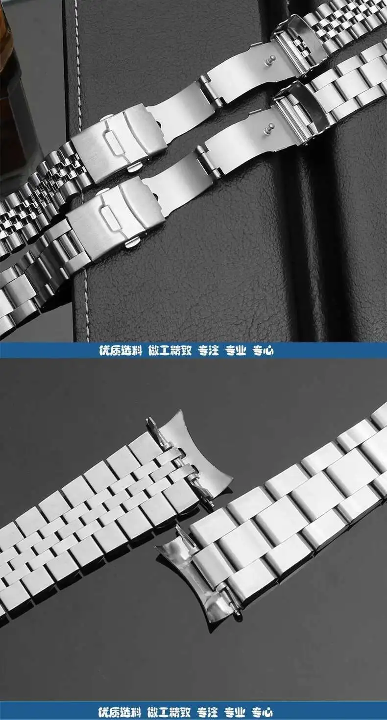 Фото Мужской браслет из нержавеющей стали Originalstype для Skx007/009 SKX175 SKX173 20 мм 22 мм изогнутый ремешок для часов №5