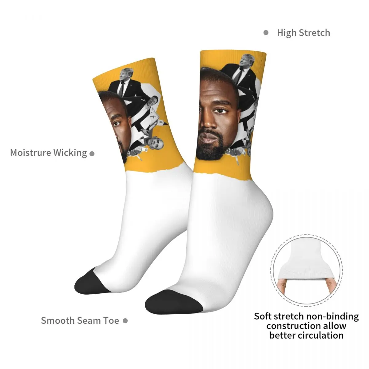 Kanye West Meme Носки из полиэстера