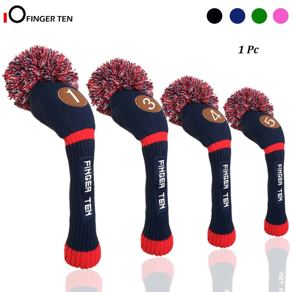 Club Head Covers Woods Driver Fairway Hybrid Head Cover 1 3 4 5 For Men Women Kids