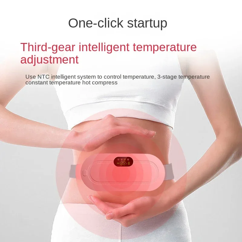 

For girlfriends and wives only! Waist Belt for Women with LCD Display, Heat Therapy, and Abdominal Massage