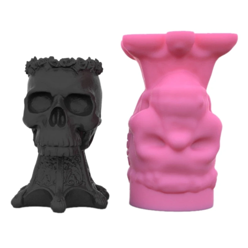 

Силиконовая форма для цветочного горшка, бетонная цементная форма для самостоятельного изготовления вазы, держатель для ручек, домашний де...