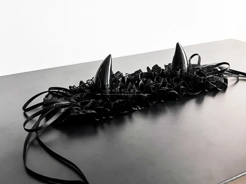 Оригинальная Готическая лента для волос ручной работы в стиле &quotЛолита&quot