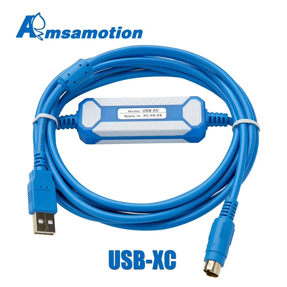 

USB-XC for XINJE XC1/XC2/XC3/XC5 XD XE Series PLC Programming Cable Data Download Line USB to RS232