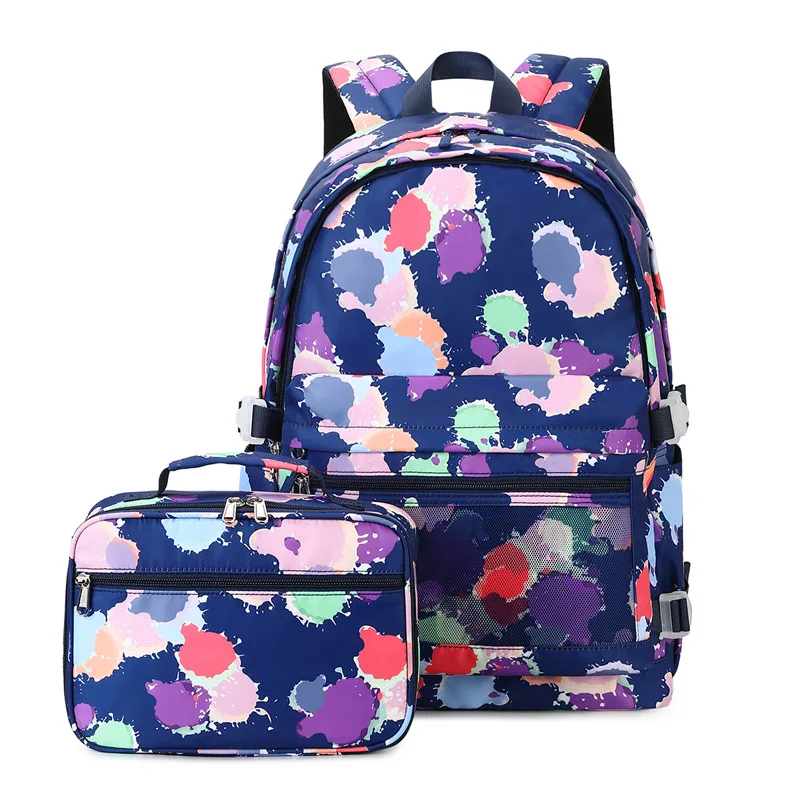 

Summer Printing Women's Backpack Oxford Large Capacity Students School Bags for Women Casual Water Proof Laptop Female Backbags
