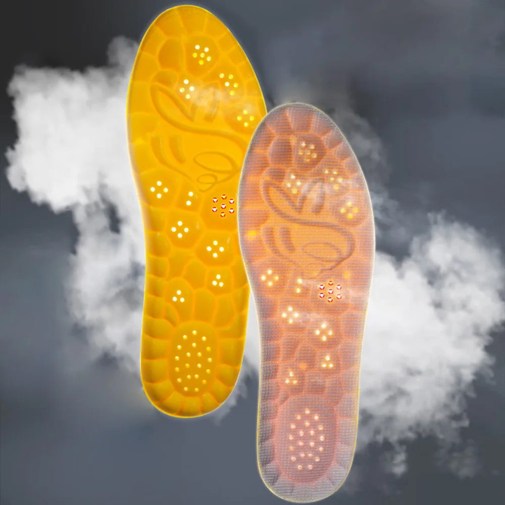 High Elasticity Latex Sport Insoles SoftShoe Pads Orthotic Breathable Deodorant Shock Absorption Cushion Arch Support Insole