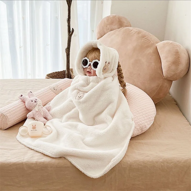 Baby Stroller Warm Blanket Winter Cloak Stroller Cover Multi-function Windproof Quilt Outdoor Toddler Warm Cover Outwear