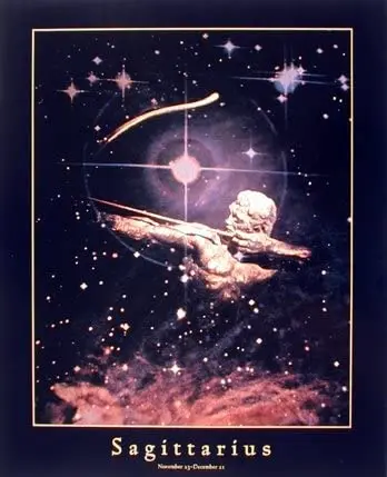 

Astrology Sagittarius Nov 23 - Dec 22 Zodiac Room Wall Decor Art Print Poster