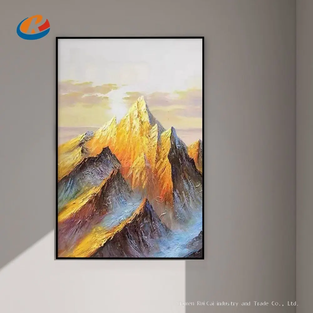 

Golden View Oil Painting Without Frame 100% Handmade For Living Room Home Decor Wall Art