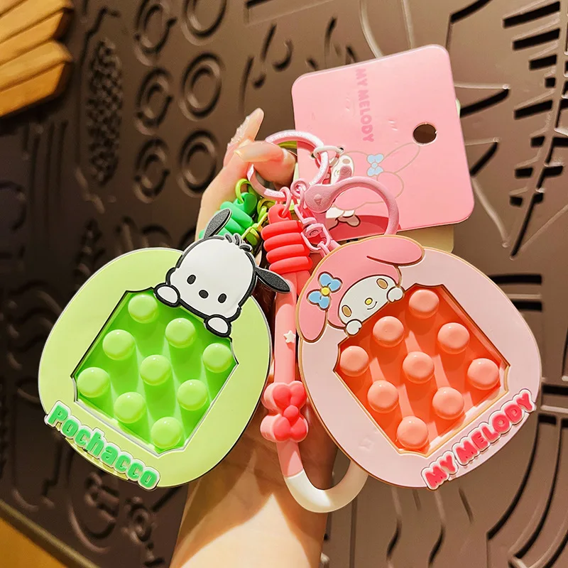 

Kawaii Anime Sanrio Hello Kitty Bag Pendant Cute Cartoon My Melody Cinnamoroll Doll Keychain Kids Gifts Toys for Gifts
