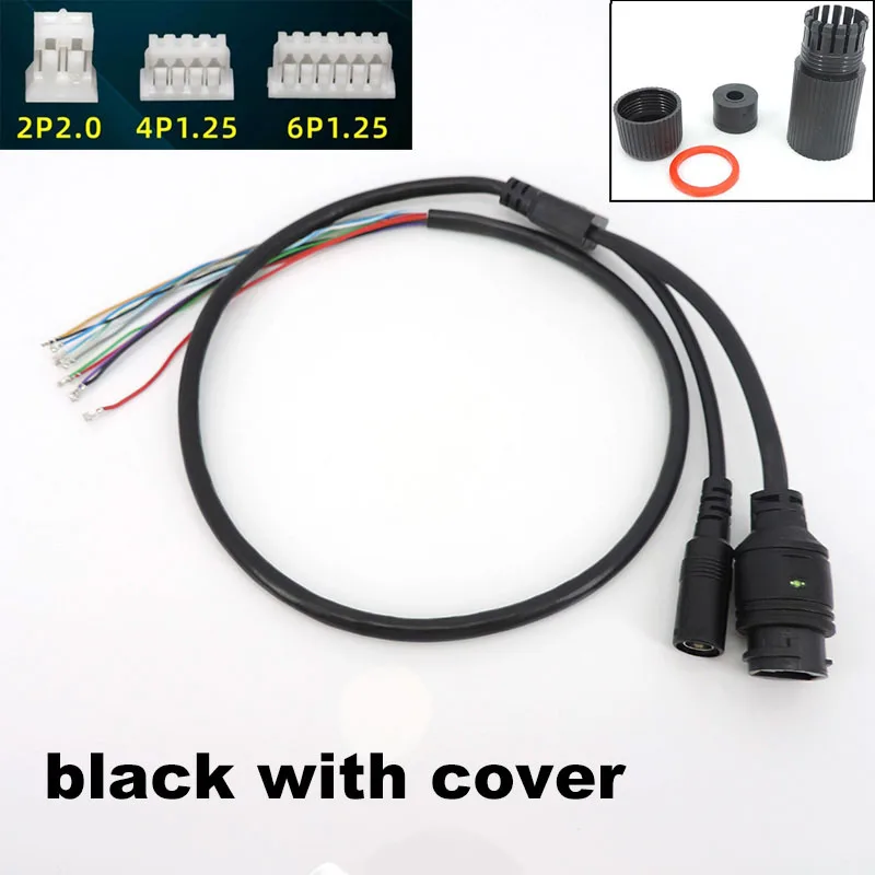 

Сетевая IP-камера CCTV POE, 11 ядер, силовой кабель для модуля печатной платы, RJ45, разъем постоянного тока, водонепроницаемый терминал с 4/5(+) 7/8(-)