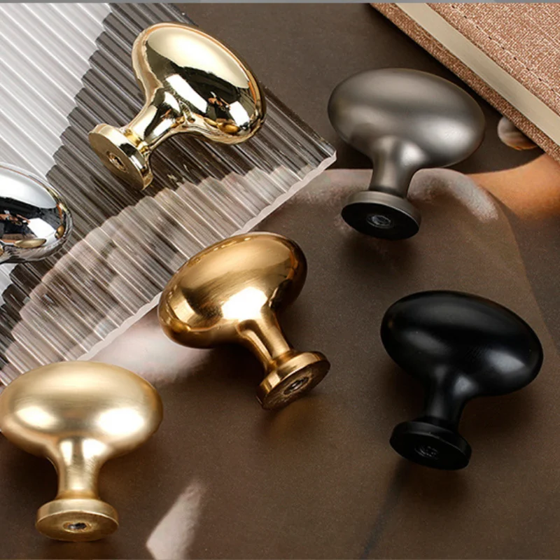 Ручка для шкафа овальный выдвижной ящик с одним отверстием в скандинавском стиле