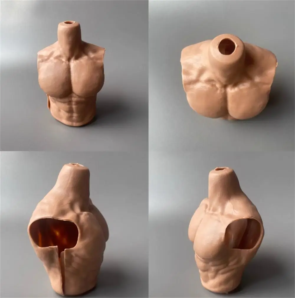 Фото ZYTOYS 1/6 Мужская кукла с полурезиновым торсом и аксессуарами из ПВХ для 12-дюймовых фигурок BD001 B001, мускулистое тело для сборки и кастомизации №1