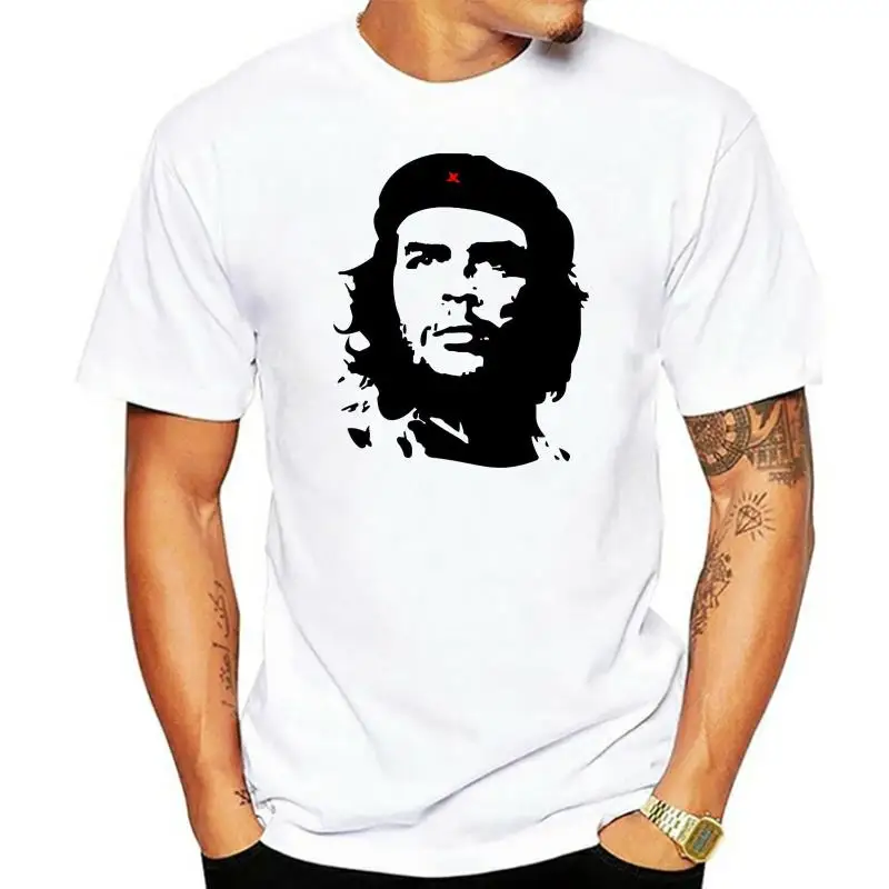 

Белые мужские футболки TSDFC Che Guevara, мужские футболки с рисунком, подарочные футболки унисекс, мужские и женские футболки