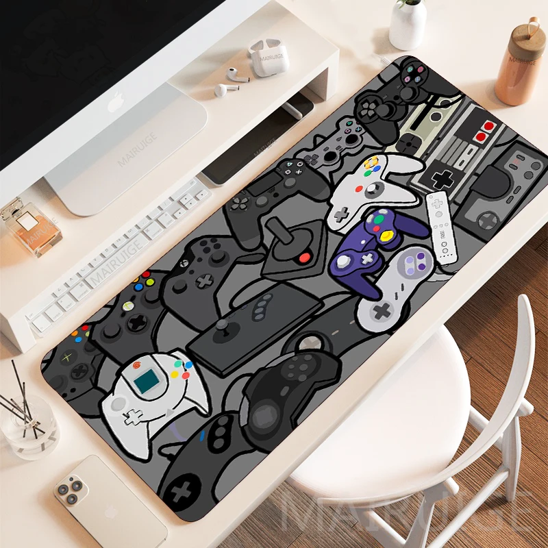 

Cartoon Game Console Mouse Pad Large Gaming Accessories Play Mat 40*80cm Desk Mat Mousepads Rug Gamer Keyboard MousePad Carpet