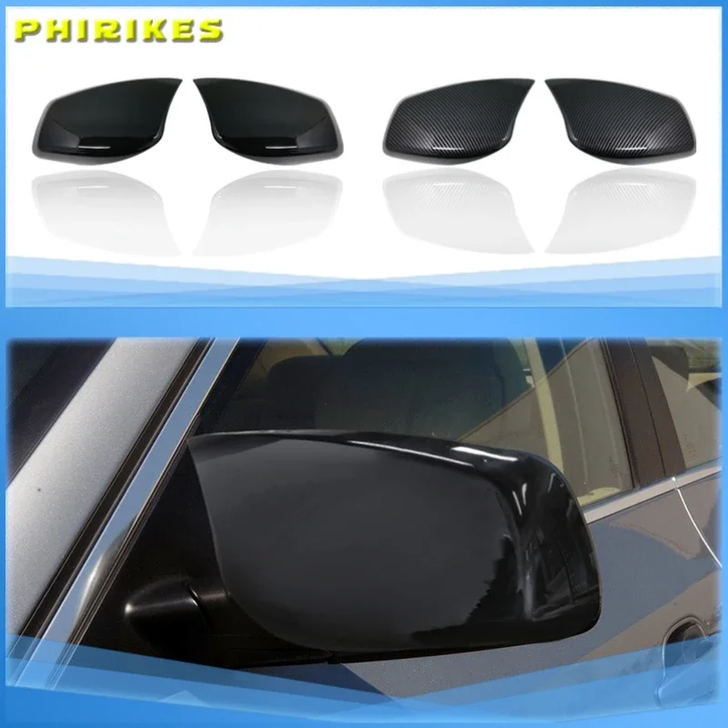 Крышка зеркала заднего вида из углеродного волокна для BMW E60 E61 E63 E64 от Phfisk ABS