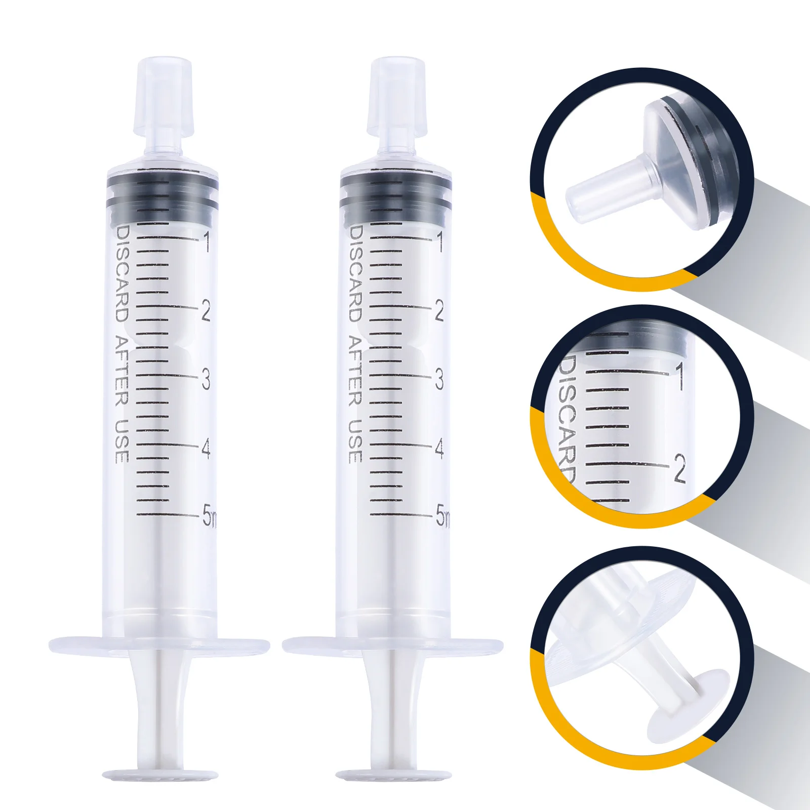 

Syringe Liquid Dispenser Measuring Applicator Set Dispensing Needle Free Sterile Measurement Tool Measure Needleless Scientific