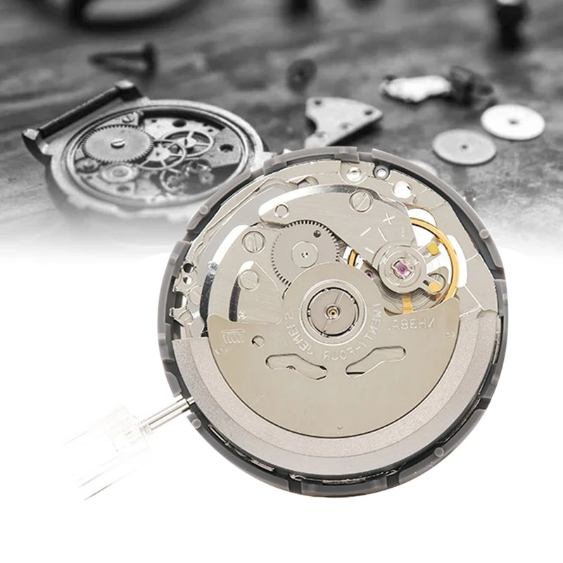 Механизм часов NH38/NH38A + стальной стержень рычаг сцепления высокоточный