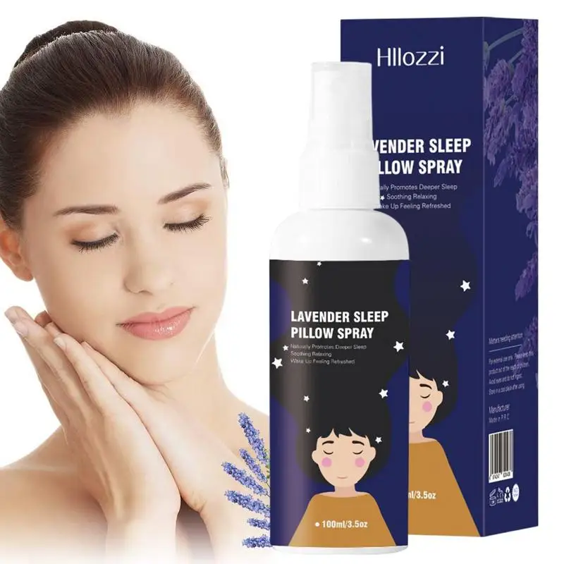 

100ml Lavender Sleep Spray Aromatherapy Sleep Pillow Mist Lavender Essential Oil Sleep Spray For Relaxing Your Body