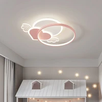 modern led ceiling lamp angel cartoon boys and girls room lamp eye protection nordic princess bedroom childrens room lamp