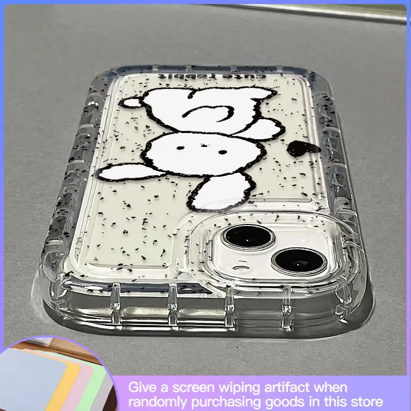 

Luxury Senior Sense Creative Cartoon Phone Case Suitable for IPhone14 13 12 11 13Pro 13promax 7 8 6 Se Shockproof and Fallproof