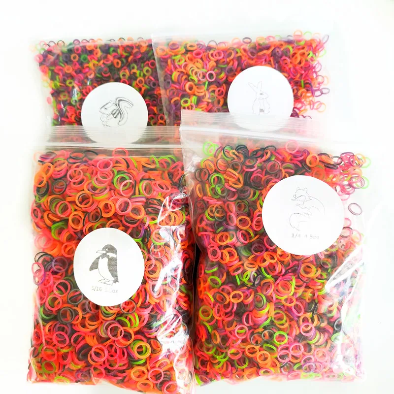 

5000Pcs Dental Elastics Braces Rubber Bands Elastic Ties Colorful Orthodontic 4.5OZ
