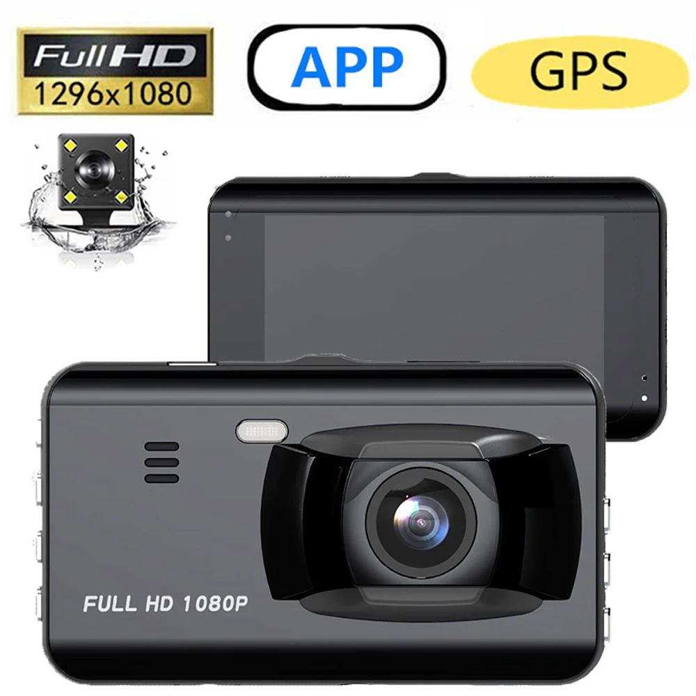 Car DVR WiFi Full HD 1080P Dash Cam Rear View Vehicle Camera Video Recorder Night Vision Auto DVRs Dashcam GPS Car Accessories