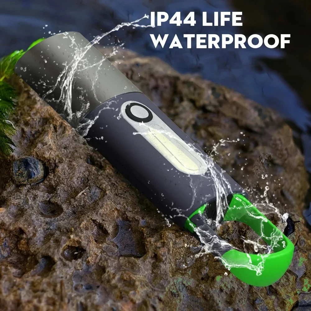 Светодиодный водонепроницаемый мини-фонарик яркая USB-лампа с аккумулятором для
