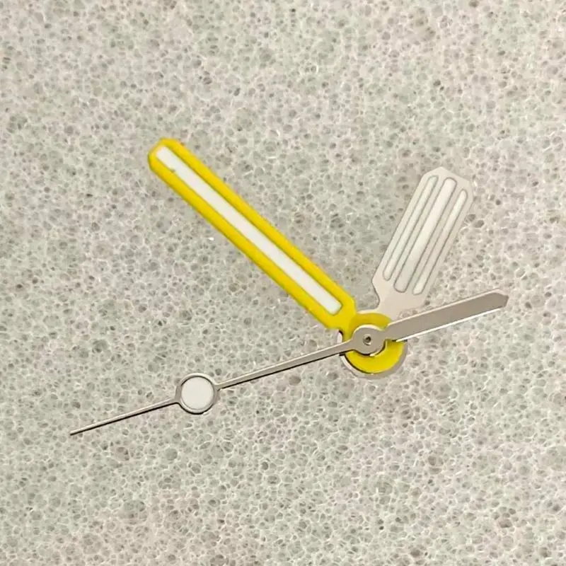 42mm NH35 Case Silver Watch Case With Rubber Strap Luminous Watch Dial Hands Fits NH35 NH36 Movement Sapphire Glass Diving Case