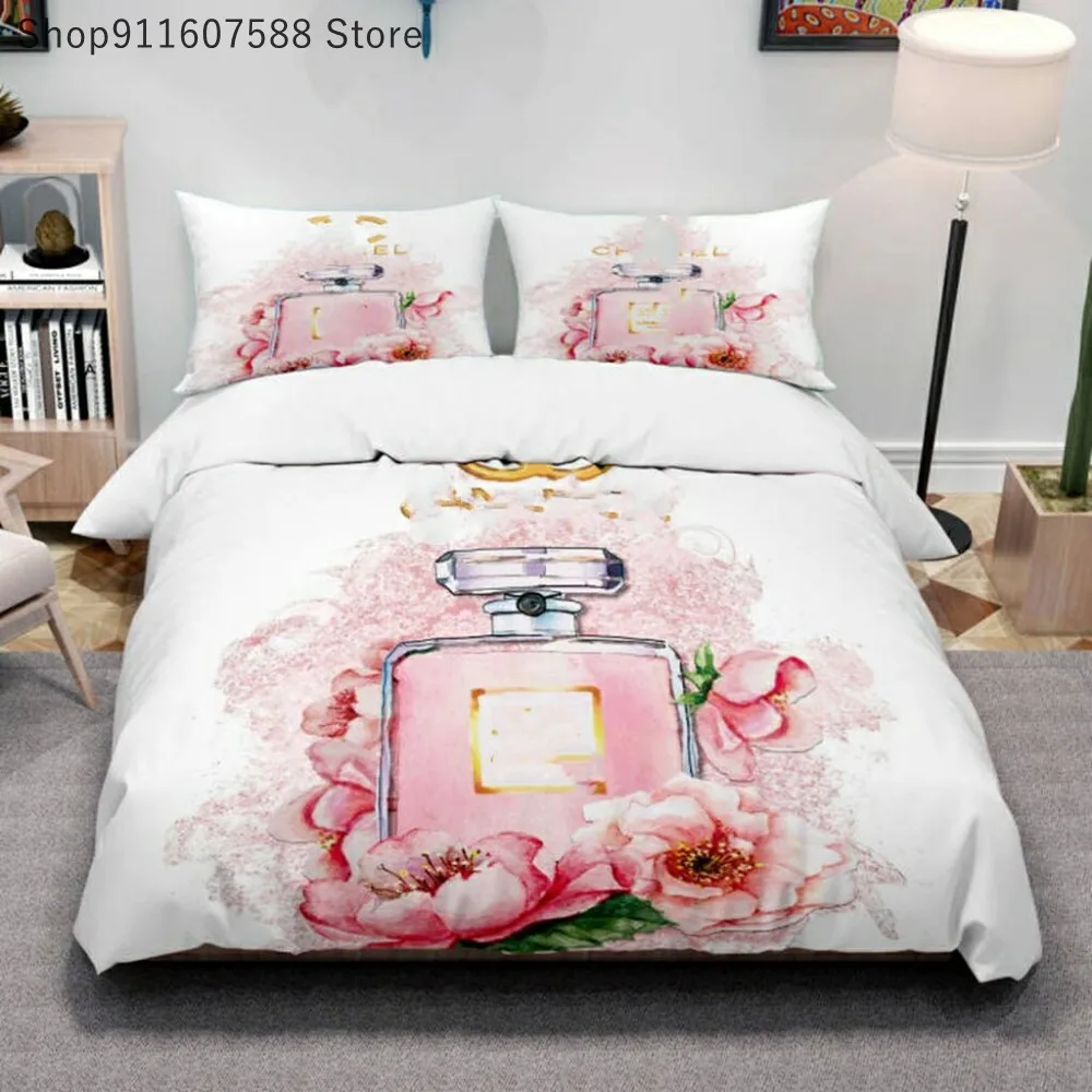 Новая сумка с флаконами для духов пододеяльник цветочным принтом роскошное