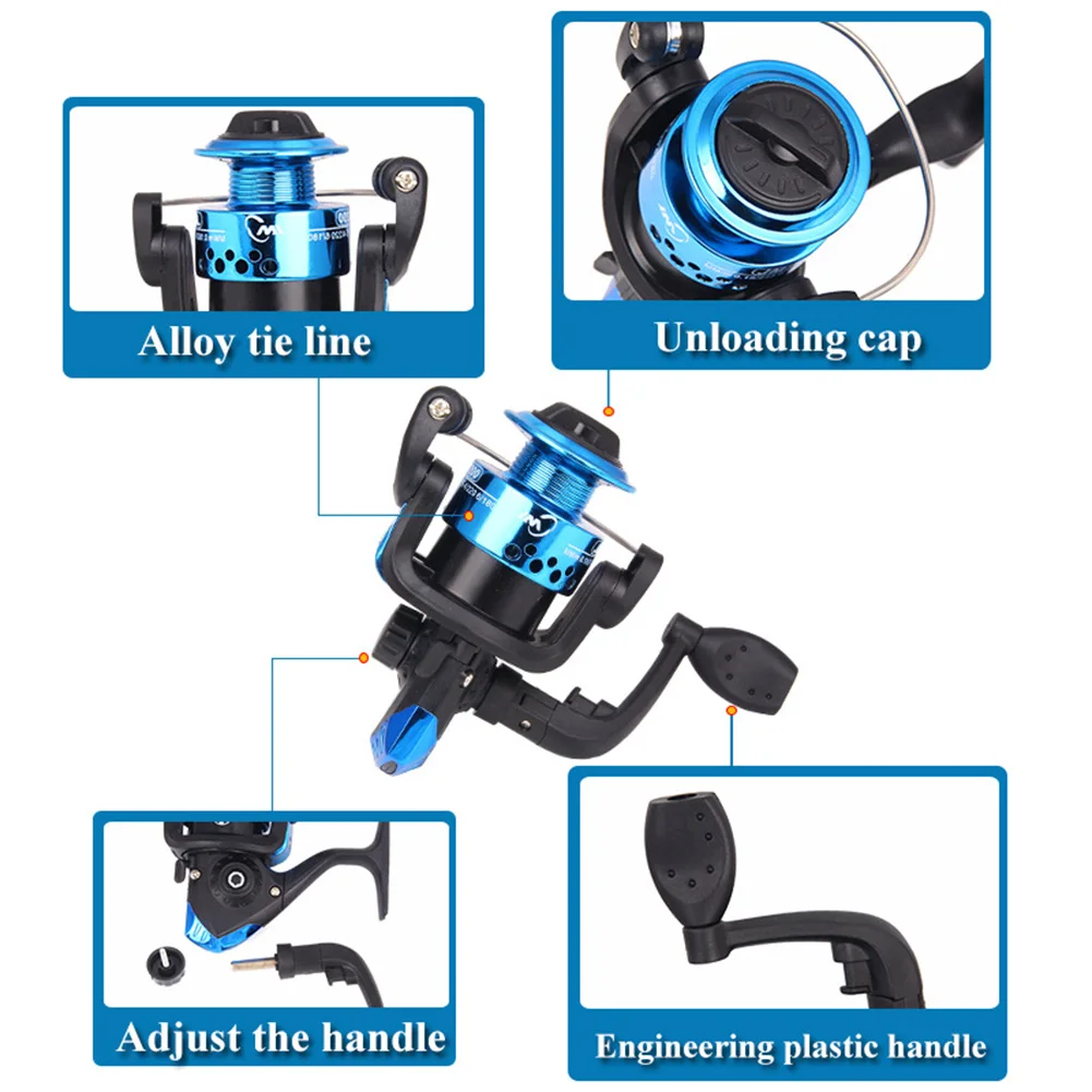 Spinning Reels Freshwater Or Saltwater Lure Fishing Reel Max Drag Power Fishing Reel For Bass Pike Fishing Accessories enlarge