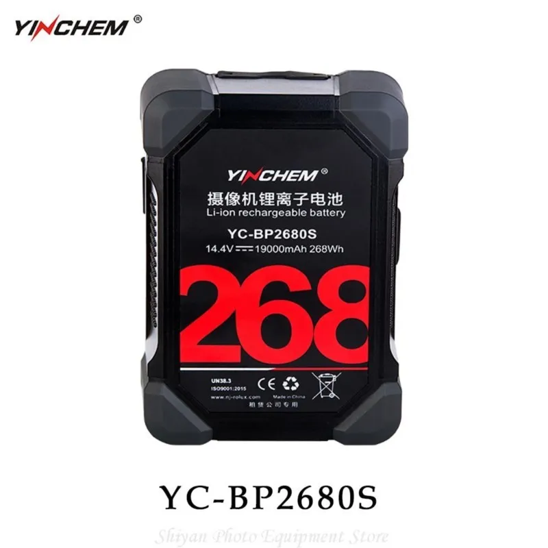 

YinChem ROLUX YC-BP2680S Battery USB Port D-TAP Port 268W V-Mount Plate Battery