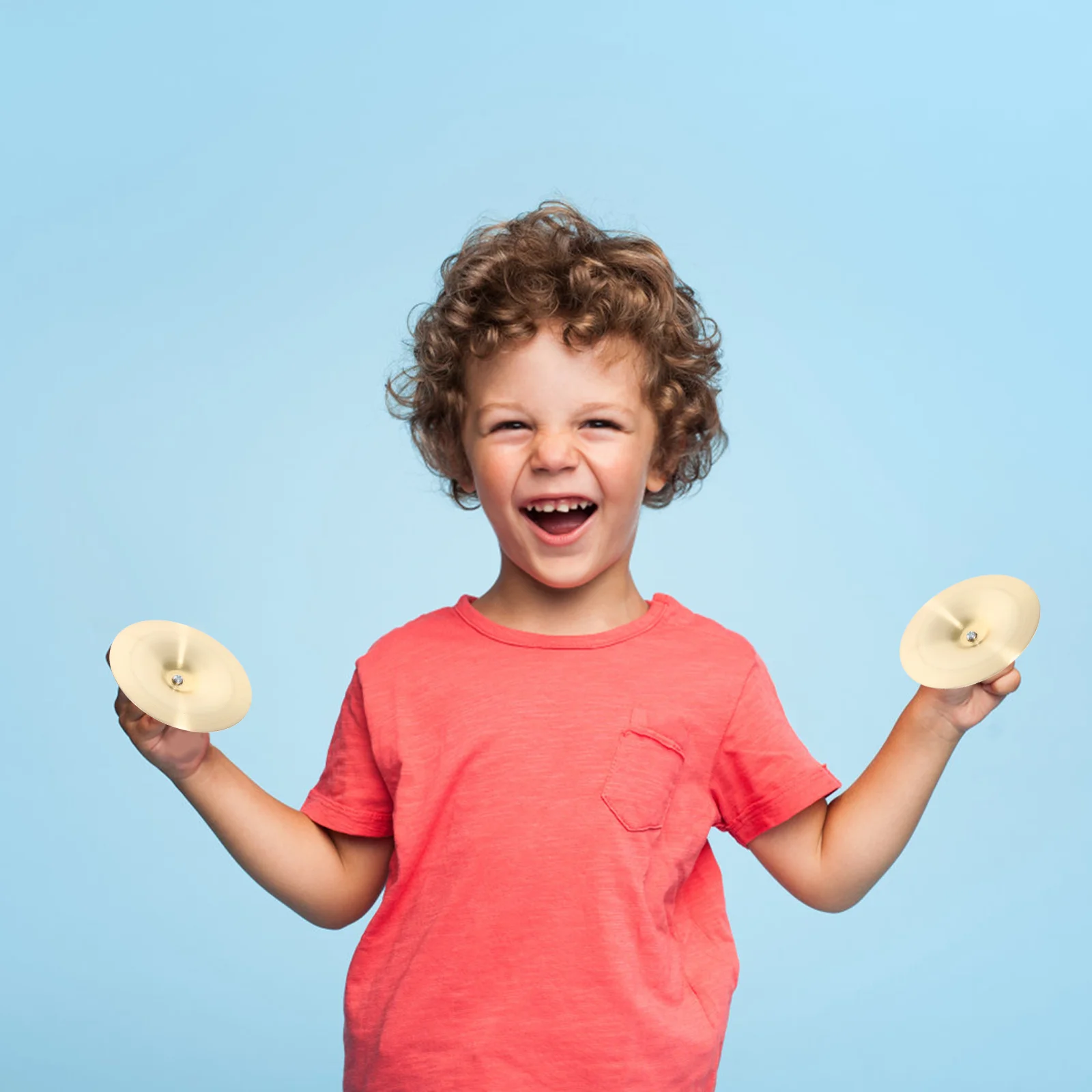 2 шт. медные тарелки Jing детский ударный инструмент для танца живота детские