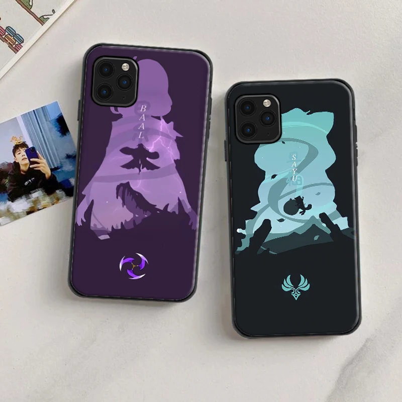 

Genshin Impact Anime Phone Case For iPhone 6 6S 7 8 Plus 11 12 13 Pro XS MAX 12 Mini X XR SE 2020 Back Cover Carcasa Funda