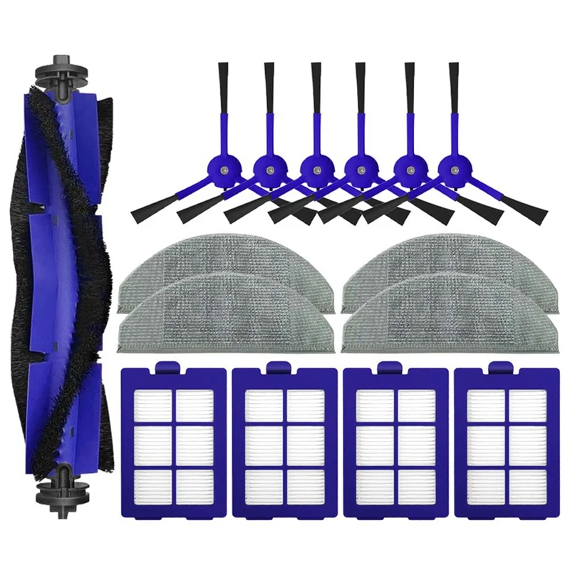 

Vacuum Cleaner Main Side Brush Mop Cloths Rag Hepa Filter Spare Parts Kit For Anker Eufy Robovac X8 Hybrid