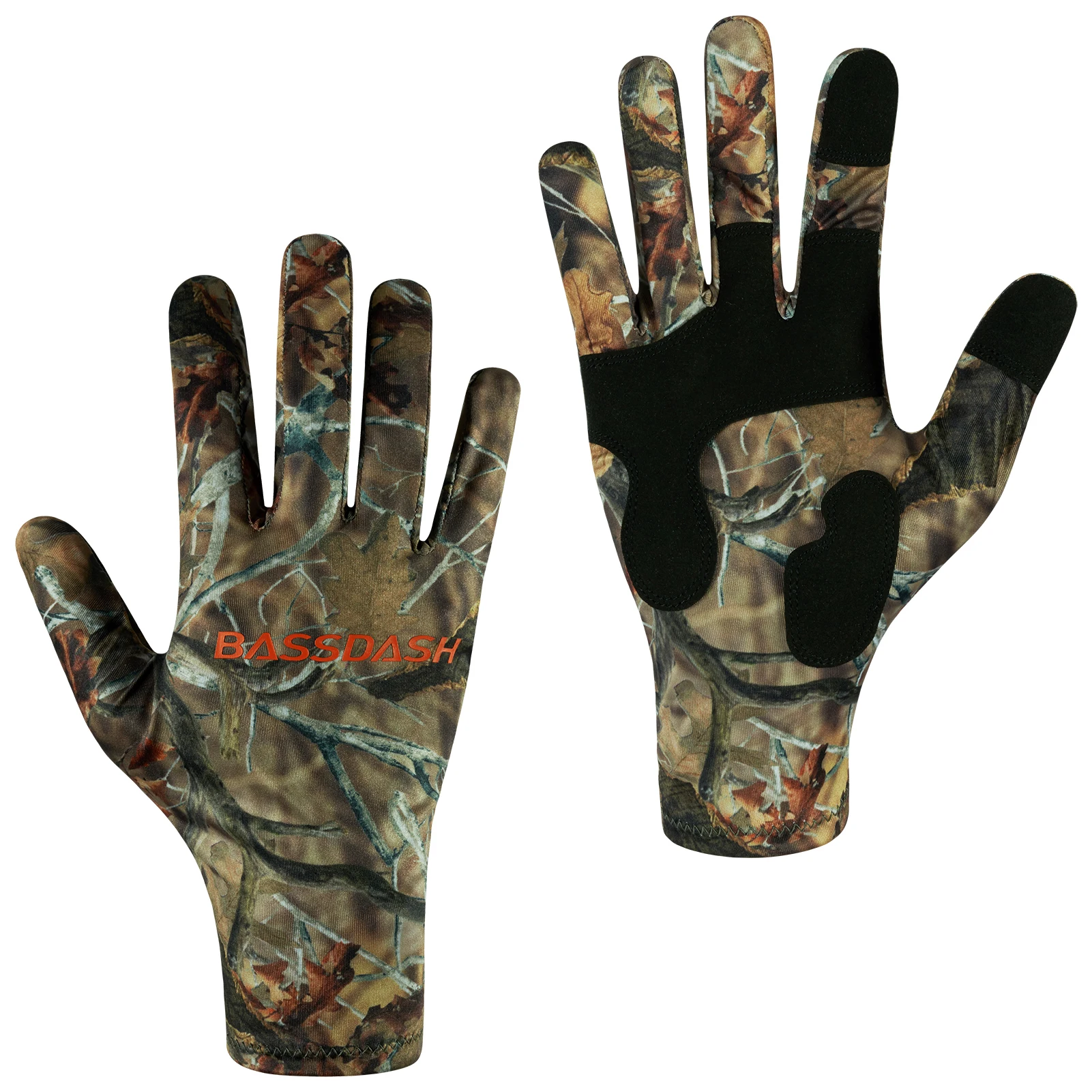 

Men’s Camo Hunting Gloves UPF 50+ Lightweight Touchscreen Gloves for Warm Weather Fishing Hiking Outdoor Activities HG01M