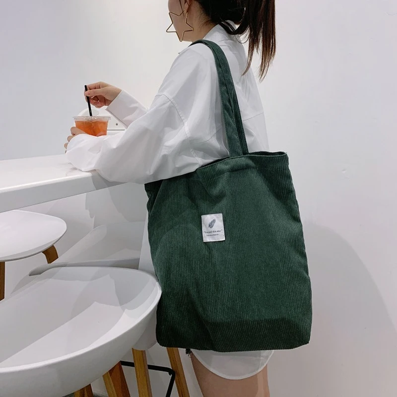 Kadınlar için kadife alışveriş çantası 2022 kadın kızlar rahat çanta yumuşak yeniden kullanılabilir kumaş uygun fiyatlı alışveriş omuz çantaları