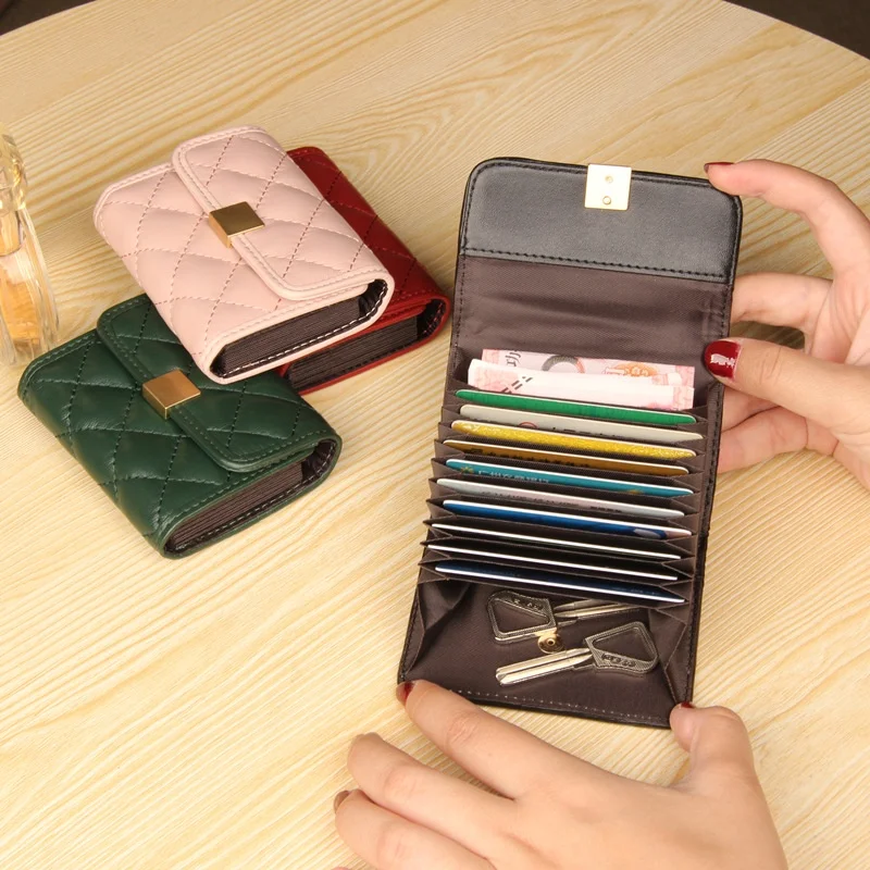 

Women's Genuine Leather Coin Purse Change Pouch Wallet for Bills Coin Pouch Card Holder Carteras Para Mujer Tarjetero Wallet