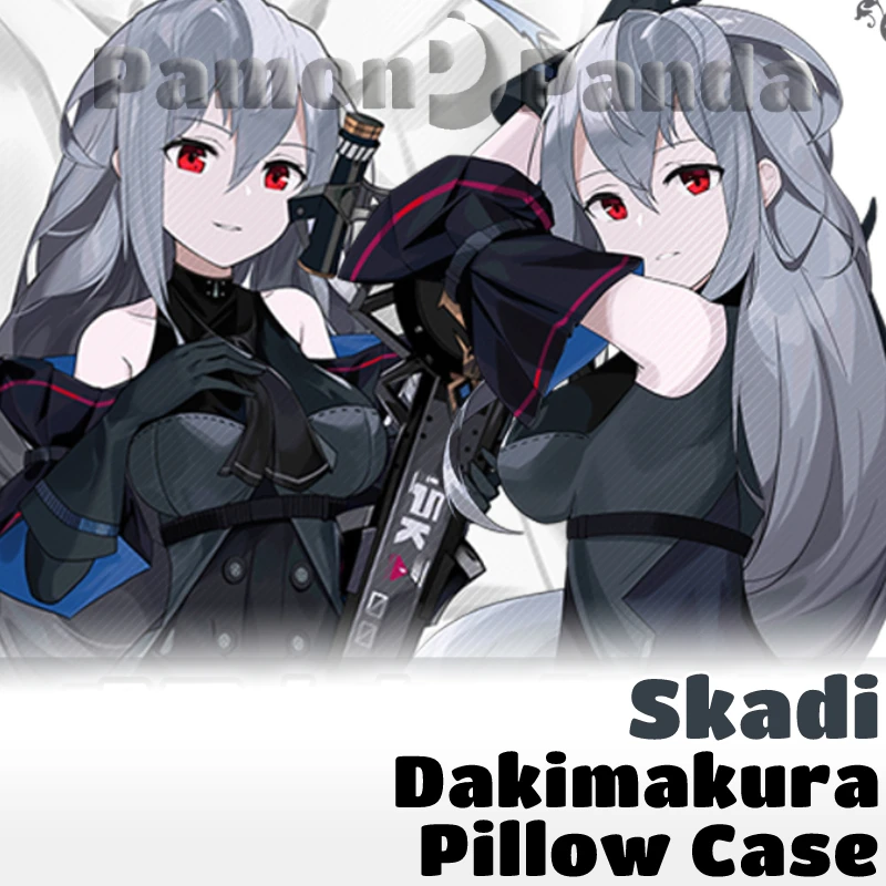 

Skadi Dakimakura Arknights Game Pillow Case Hugging Sexy Pillow Cushion Cover Full Body Otaku Pillowcase Home Bedding Decor Gift