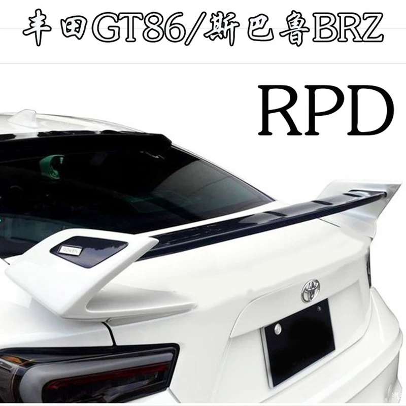 

Car shape unpainted and color FRP Style GT 86 BRZ rear trunk spoiler for Subaru BRZ for Toyota 86 GT86